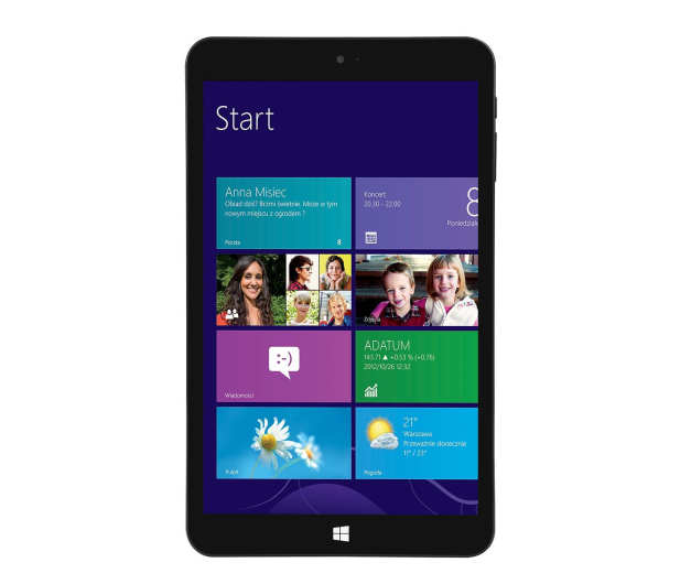 Kiano SlimTab 8 Z3735F/1024MB/16GB/Win 8.1+Office - 242308 - zdjęcie